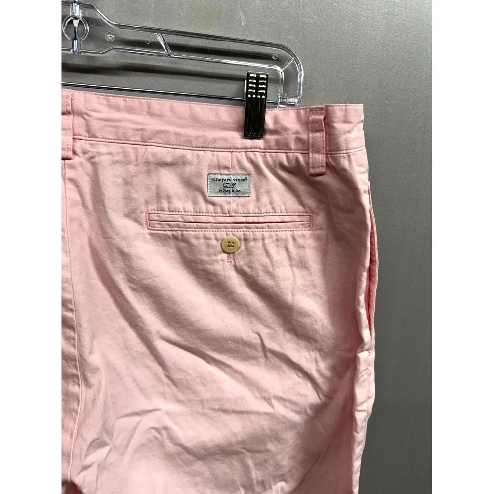 Vineyard Vines Chino Pants Mens 36x30 Pink Cotton Pockets Straight Leg Outdoor
